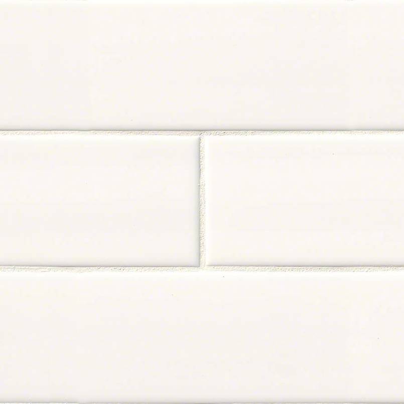 WHITE GLOSSY 4X16