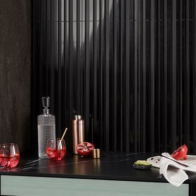 CARVER BARCODE NERO 12X24 DIMENSIONAL POLISHED