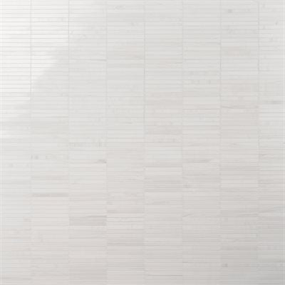 BIANCO DOLOMITE PREMIUM STACKED MOSAIC POLISHED