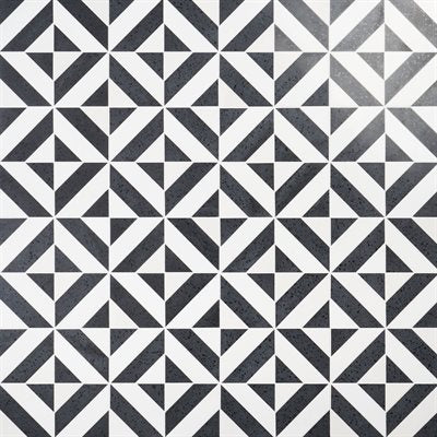 MINNA DIAGONALS BIANCA PEPPER - TIBET WHITE & BLACK TERRAZZO