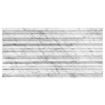 CARVER BARCODE CARRARA 12X24 DIMENSIONAL POLISHED