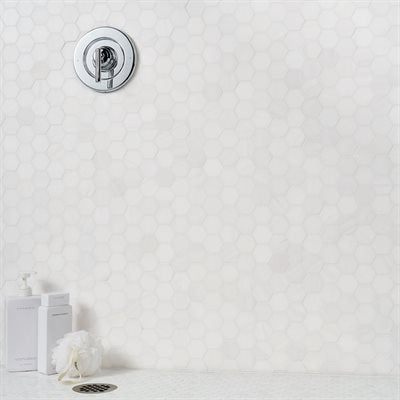 BIANCO DOLOMITE 2” HEX MOSAIC