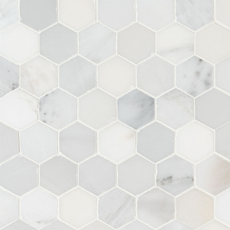 Arabescato Carrara 2" Hexagon HoN