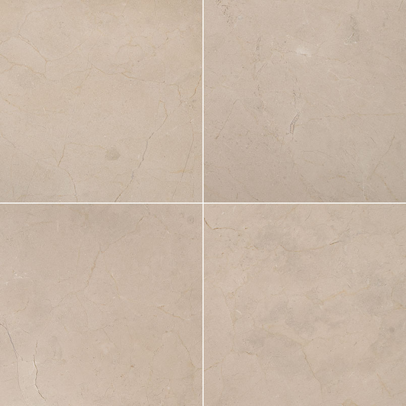 CREMA MARFIL 12X12X.38-HONED CLASSIC