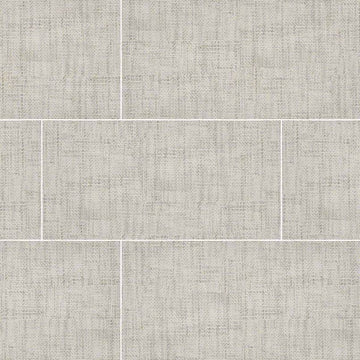 TEKTILE CROSSHATCH IVORY 12X24 MATTE