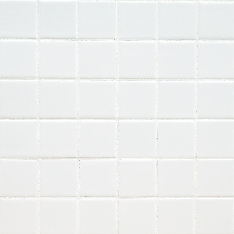 WHITE 2X2X6MM MATTE MOSAIC