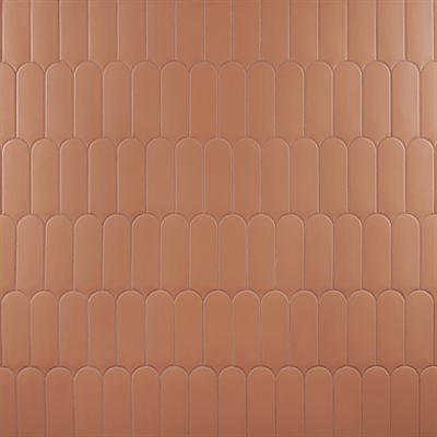 FAN CLAY 3X8 MATTE CERAMIC WALL TILE - DM Cape Tile