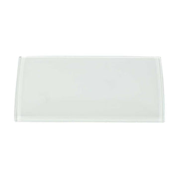 Gotham 4"x8" Super White Glass Shiny Mosaic