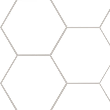 HEXLEY ECRU 9X10.5 HEXAGON