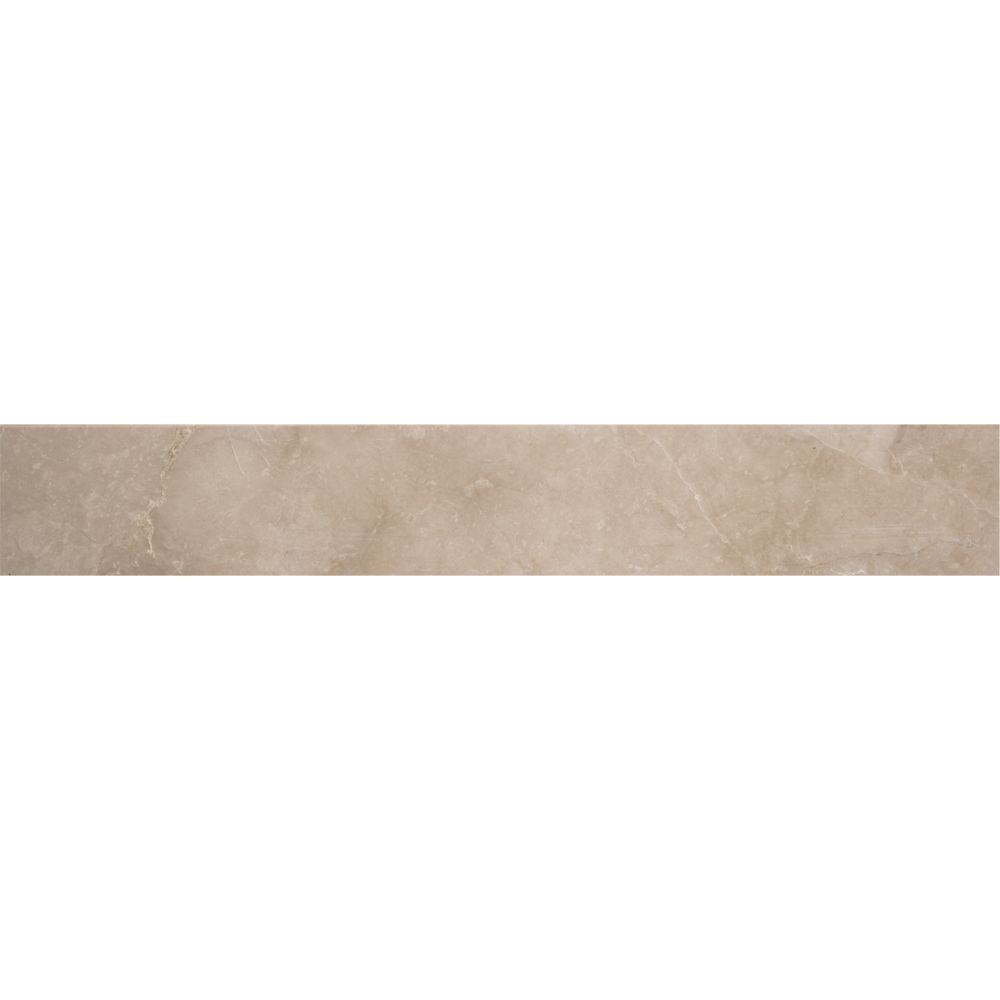 Botticino 36"x6" Beige Marble Polished Saddle