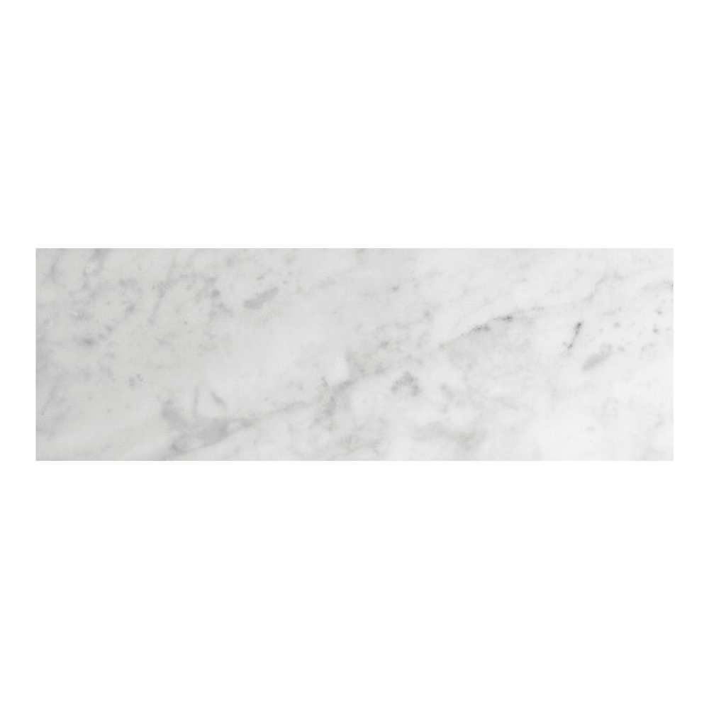 Bianco Carrara Select 4"x12" Bianco Marble Polished Tile