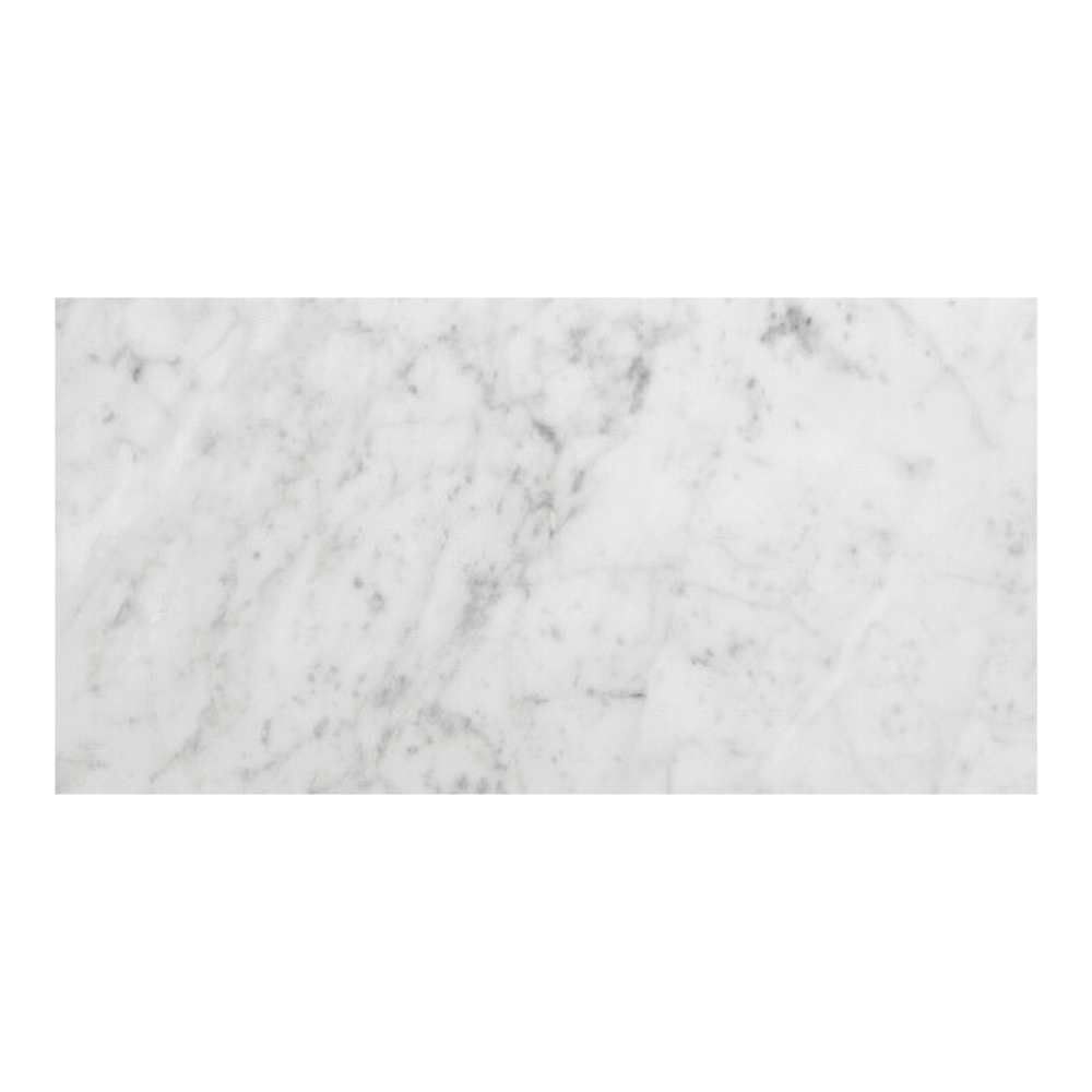 Bianco Carrara Select 6"x12" Bianco Marble Polished Tile