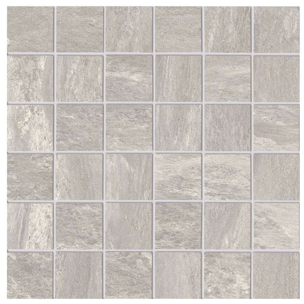 Alp Stone 2"x2" Grey Porcelain Matte Mosaic