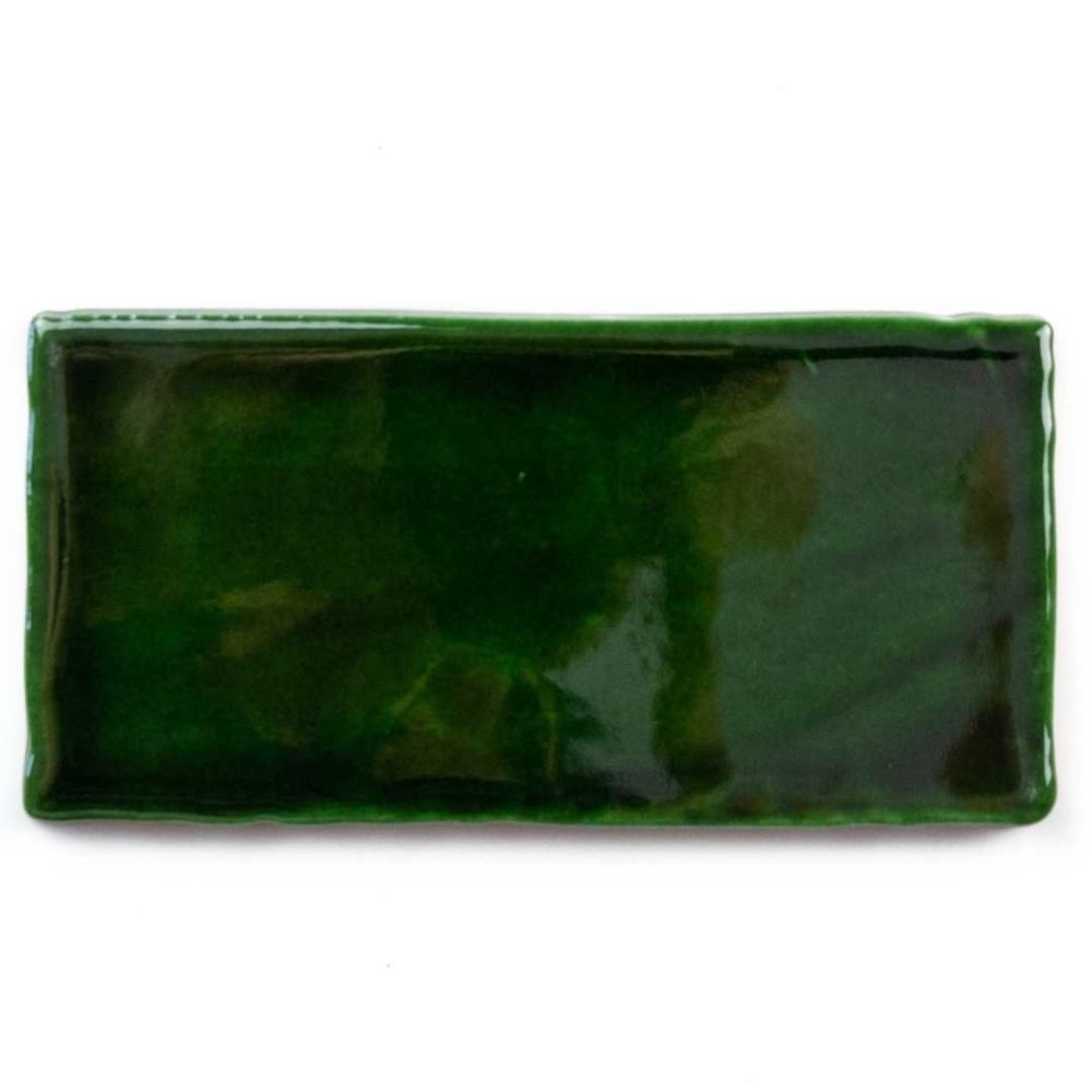 Diana 3"x6" Verde Ceramic Glossy Tile