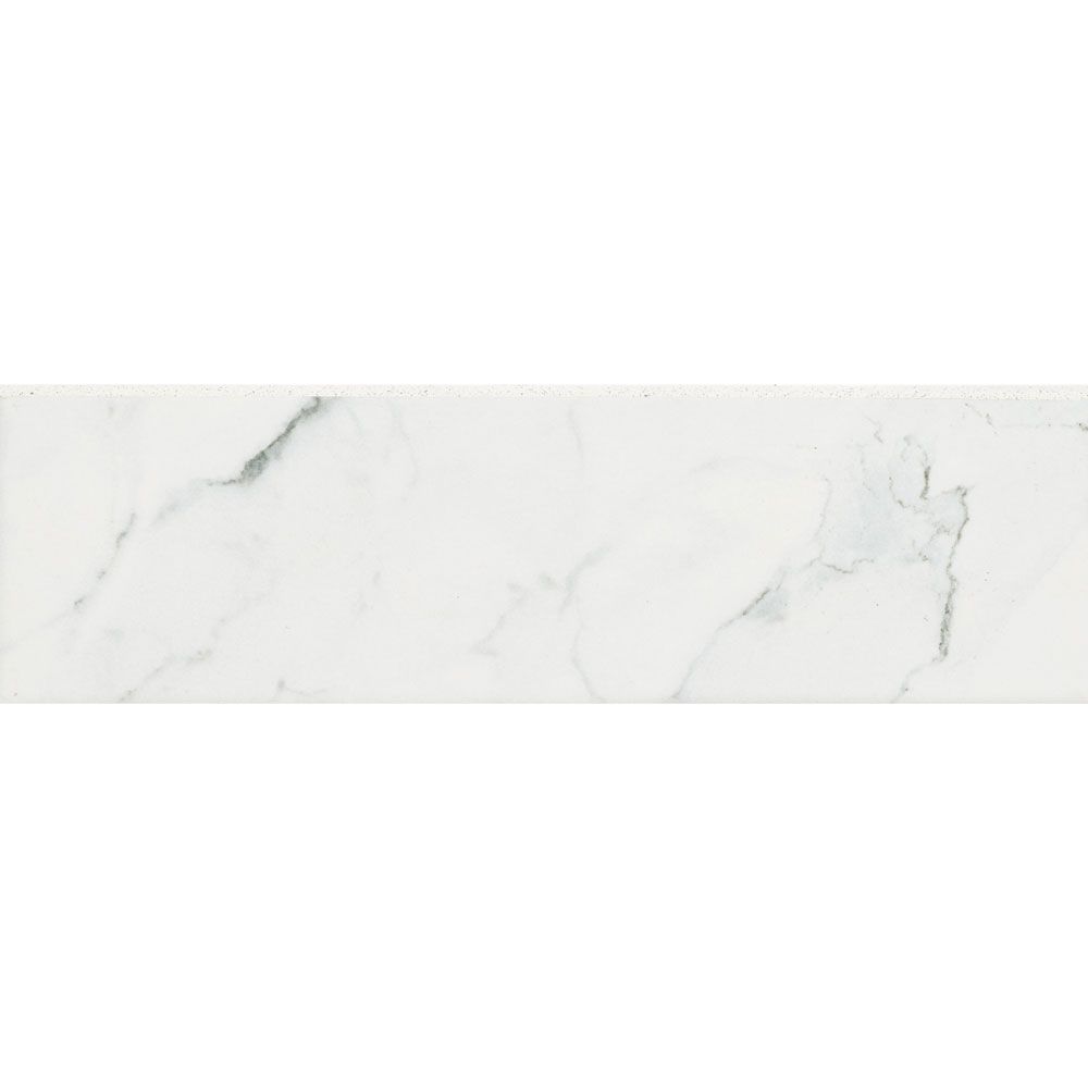 Arya 4"x13" Greige Ceramic Matte Bullnose