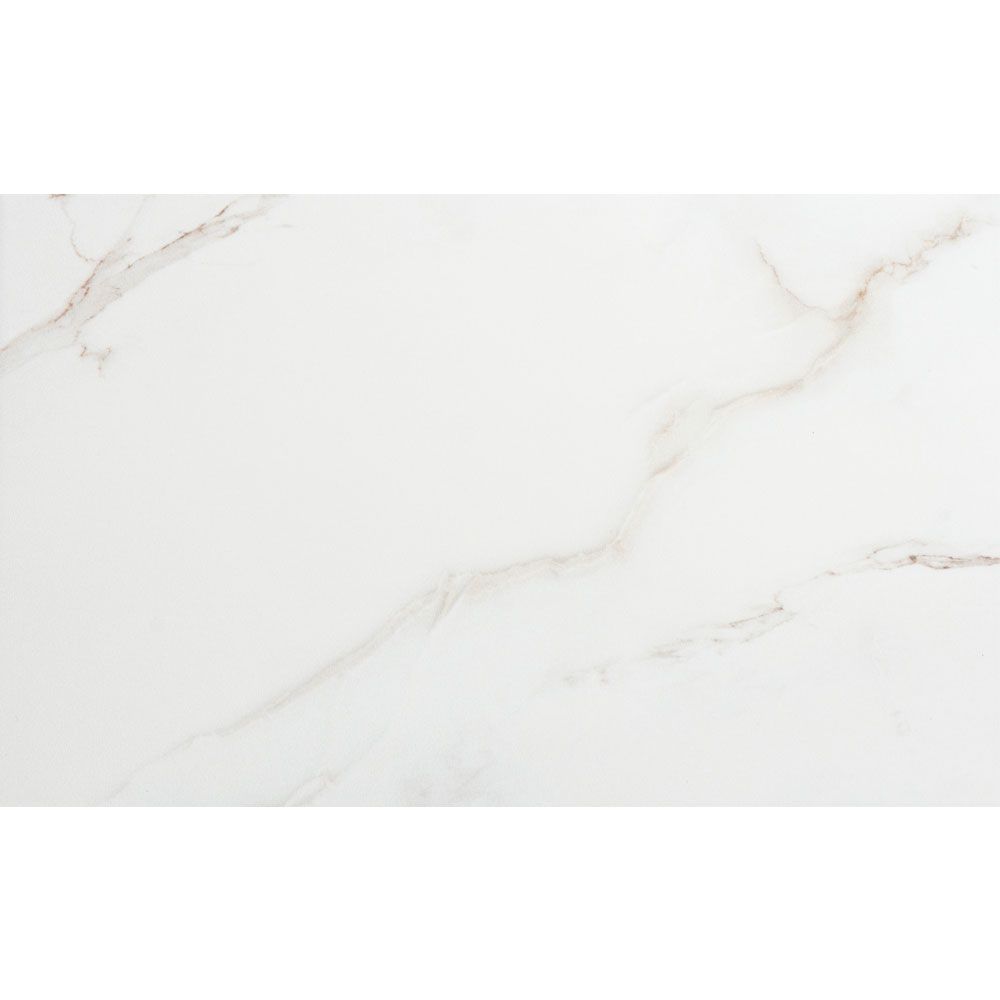 Calacatta 10"x16" White Ceramic Glossy Tile