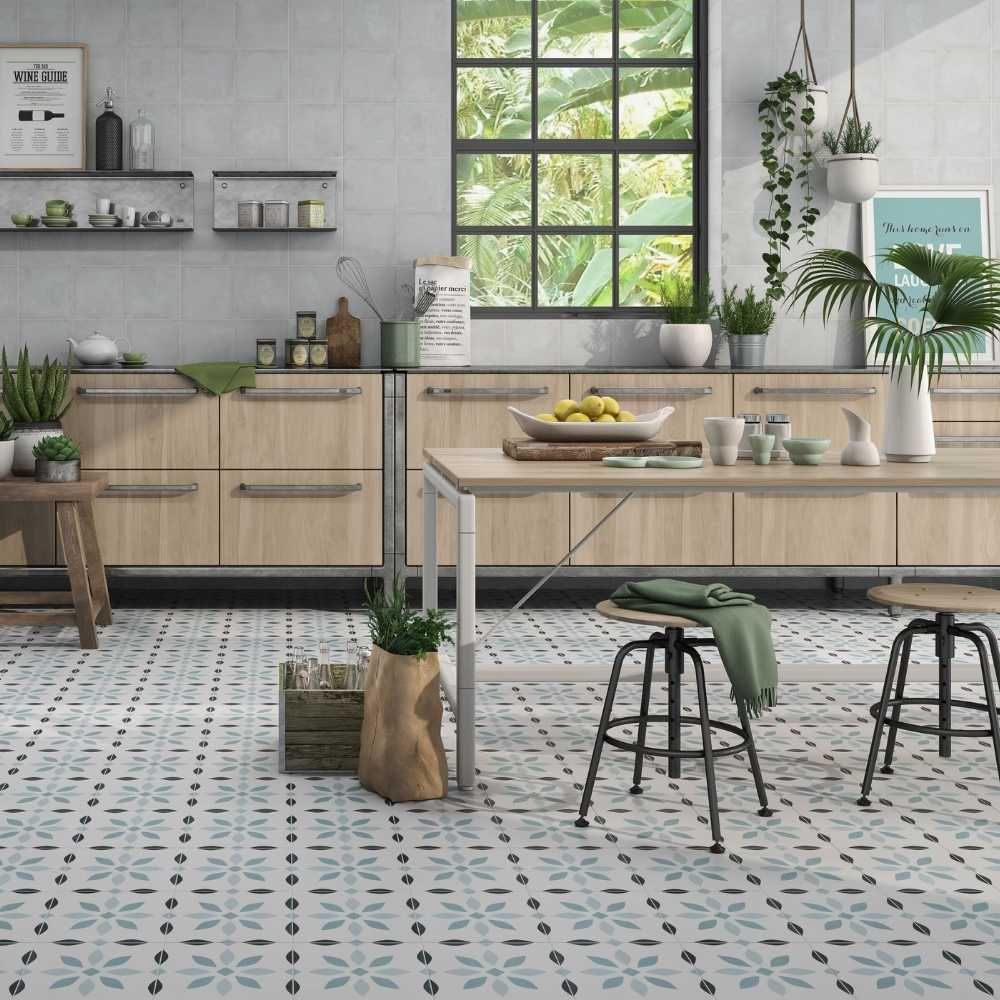 Denia 9"x9" Marino Porcelain Matte Tile