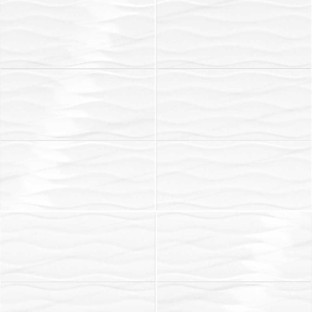 Dolomite 10"x22" Bianco Ceramic Glossy Decorative