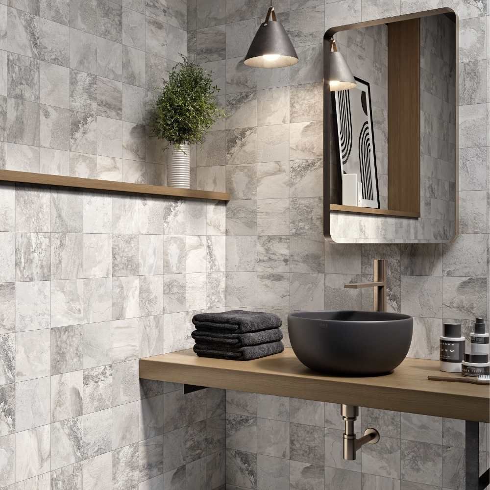 Granville 12"x24" White Porcelain Matte Tile