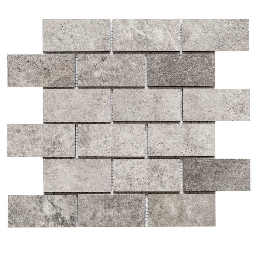 Jungle Stone 2"x4" Gravel Porcelain Matte Mosaic