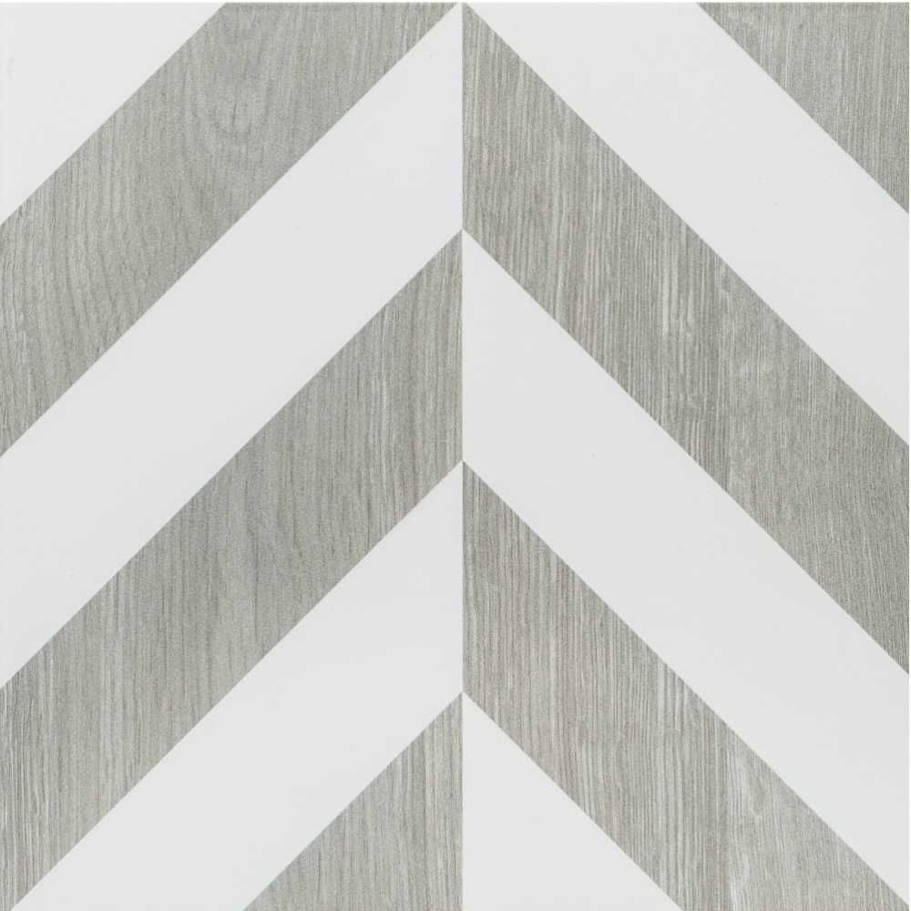 Laredo 10"x10" Banda Gris Porcelain Matte Tile