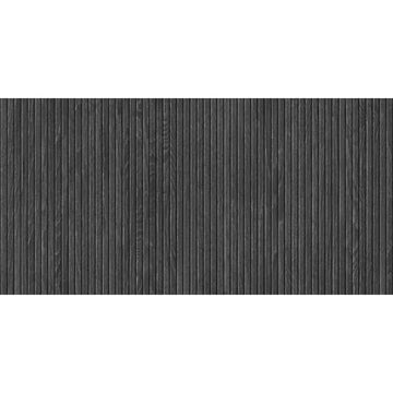Marquetry 24"x48" Black Porcelain Matte Tile
