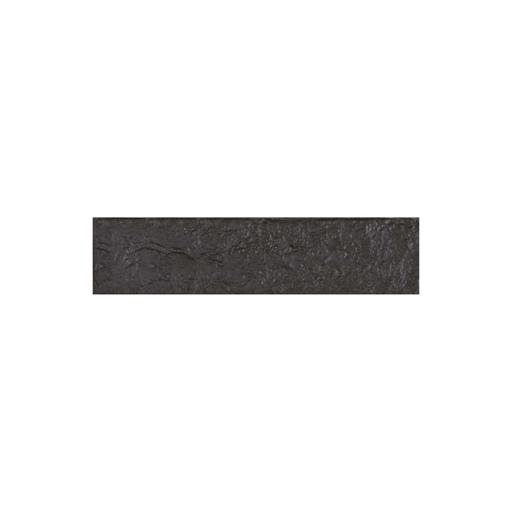 Old City 2"x10" Black Porcelain Matte Tile