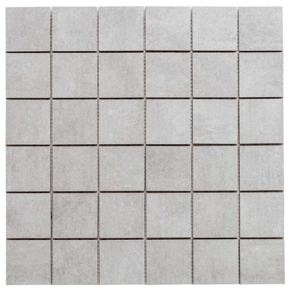 Ocean 2"x2" Grey Porcelain Matte Mosaic