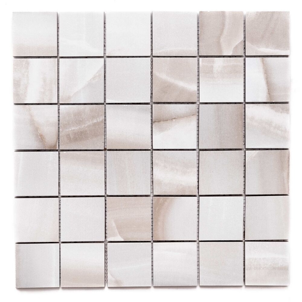 Onix 2"x2" Caramel Porcelain Matte Mosaic