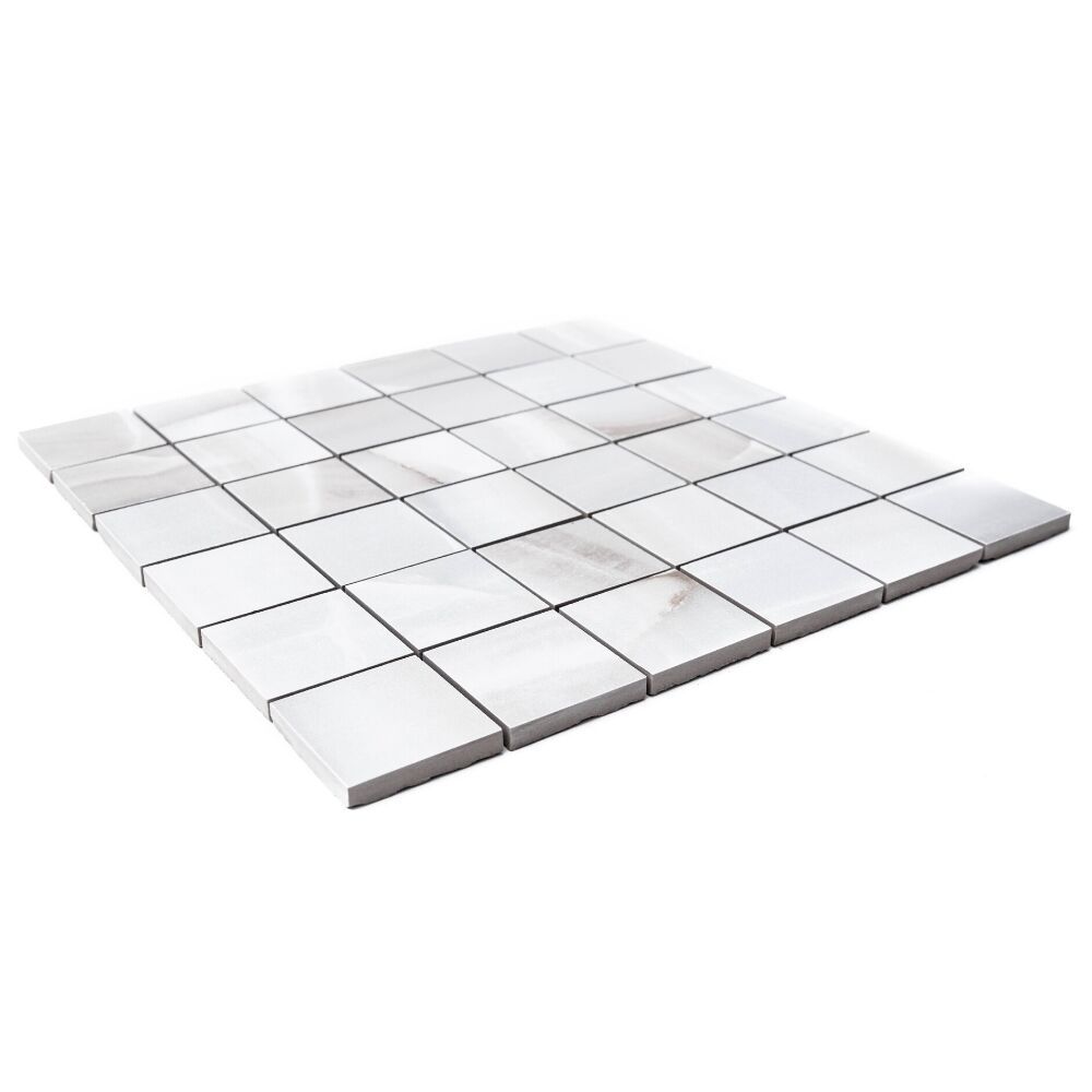 Onix 2"x2" Gris Porcelain Matte Mosaic