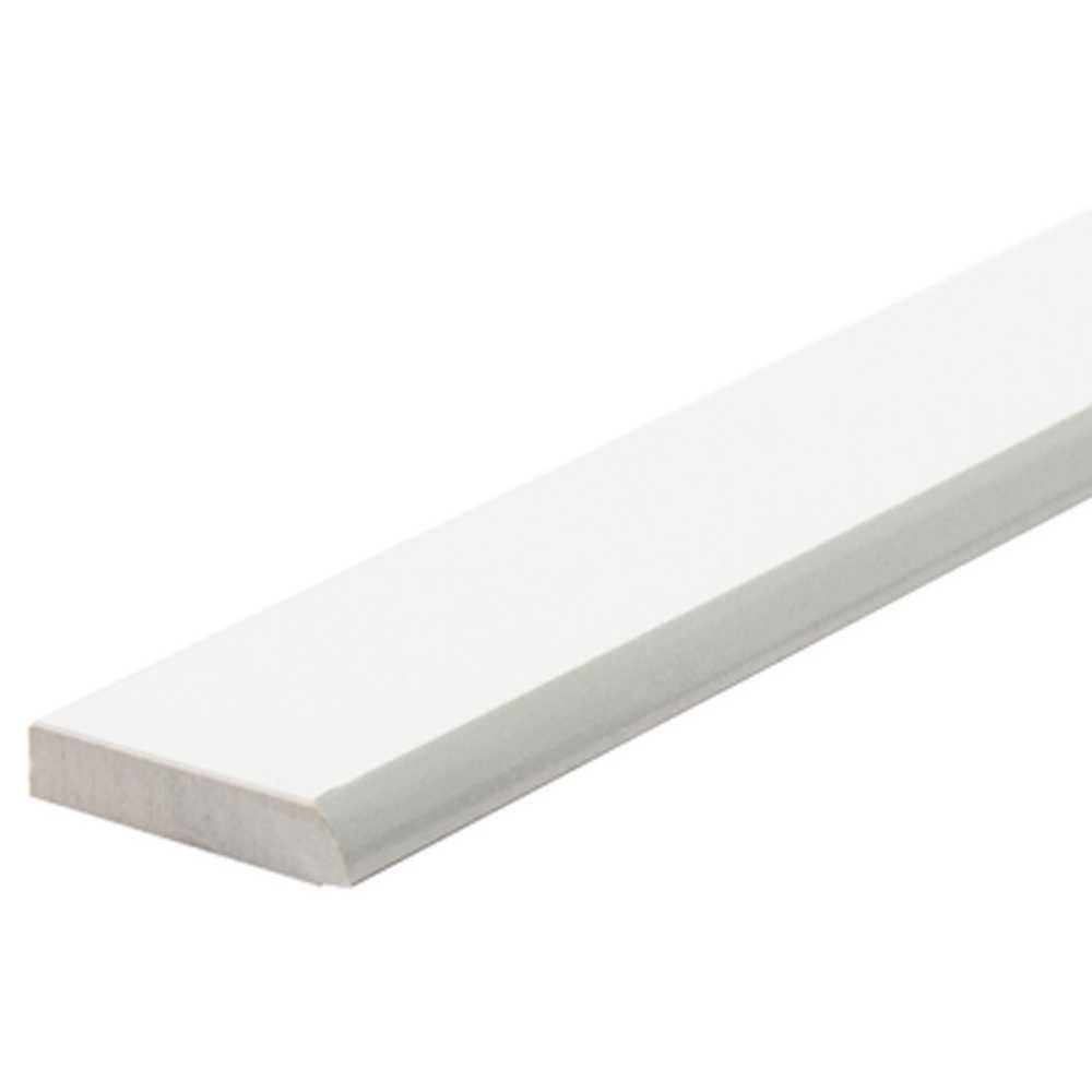 Prexious 2"x24" White Porcelain Glossy Bullnose