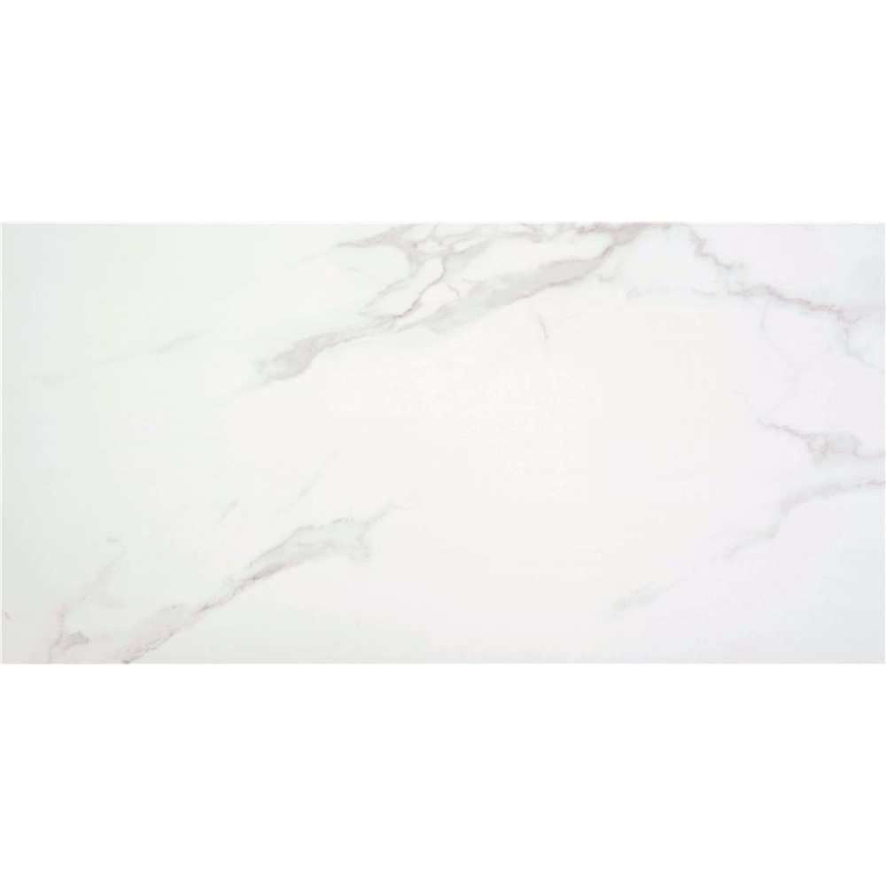 Purity 24"x48" White Porcelain Satin Tile