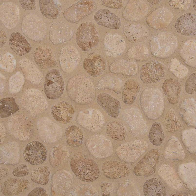 Travertine Blend Pebbles 10mm