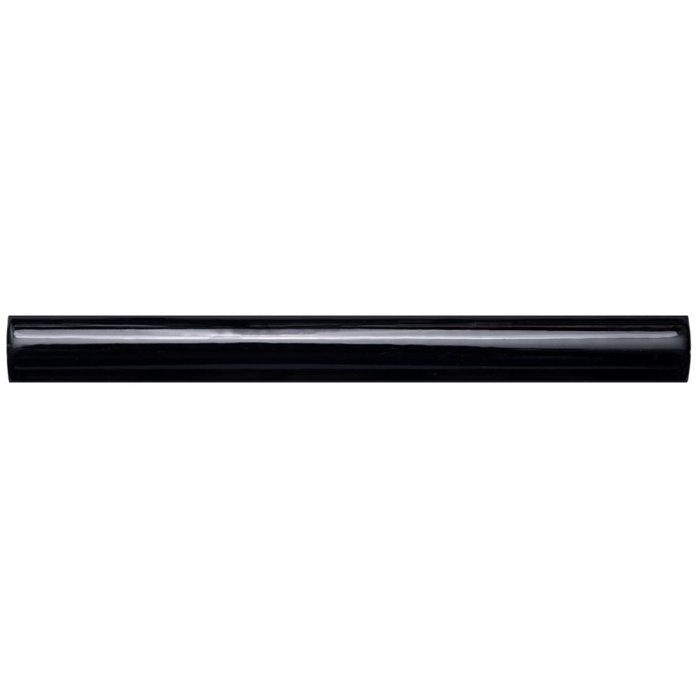 Simply Brilliant .5"x6" Black Ceramic Glossy Pencil