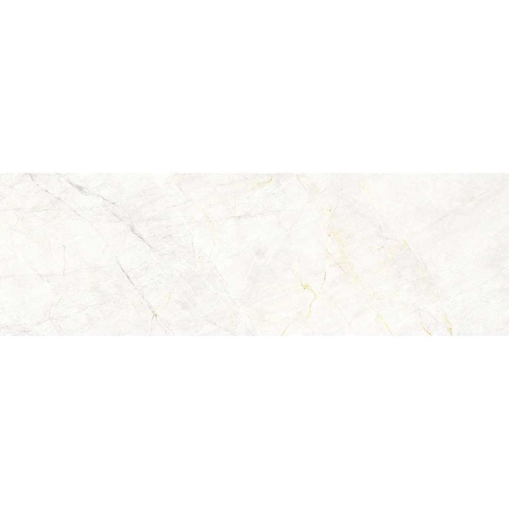 Sky 12"x40" White Ceramic Glossy Tile