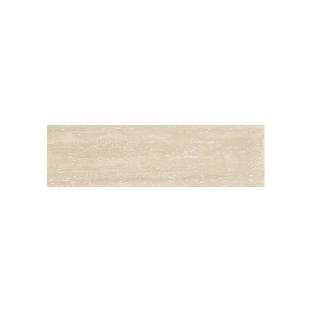 Timeless Travertino 3"x12" Travertine Porcelain Glossy Tile