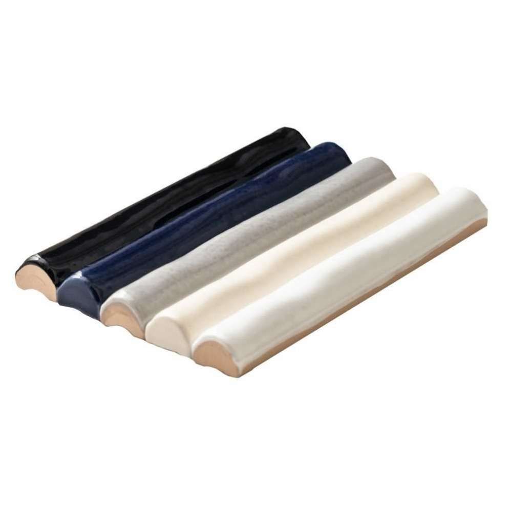 Tribeca 1"x6" Biscuit Ceramic Glossy Pencil