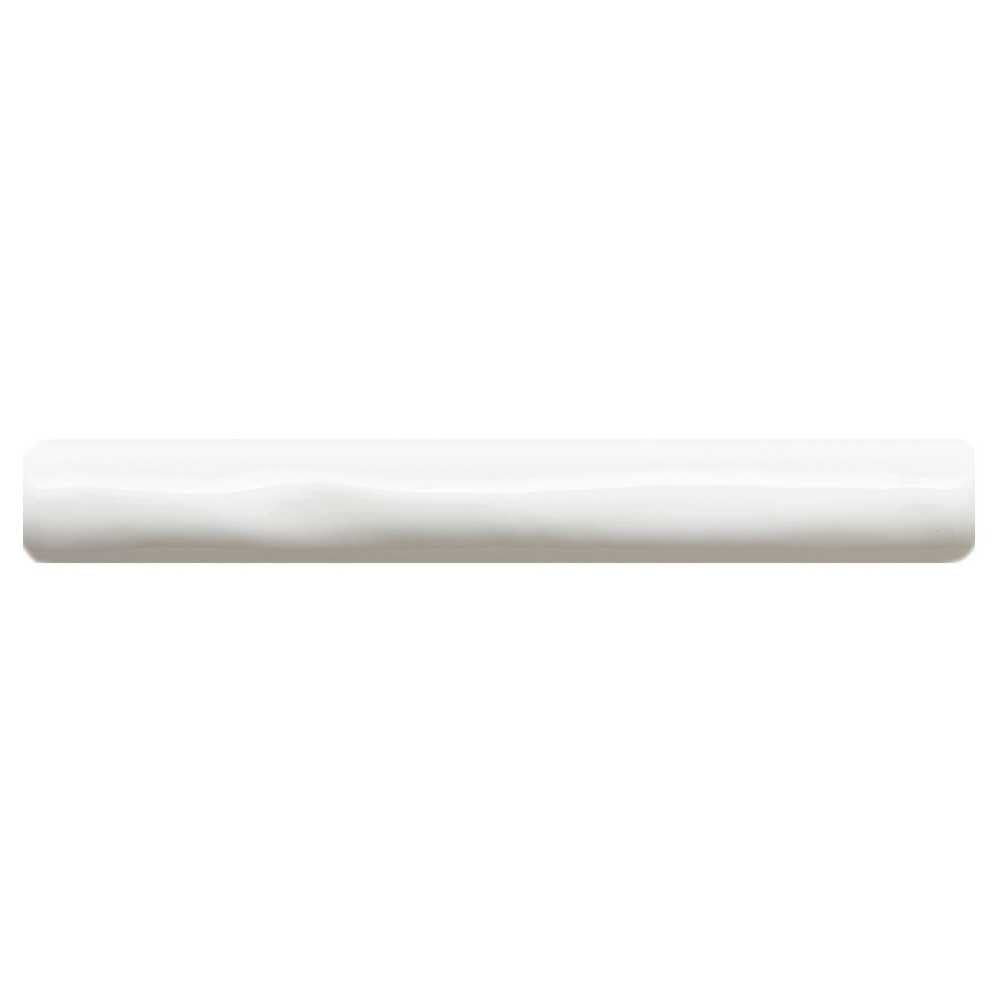 Tribeca 1"x6" White Ceramic Glossy Pencil