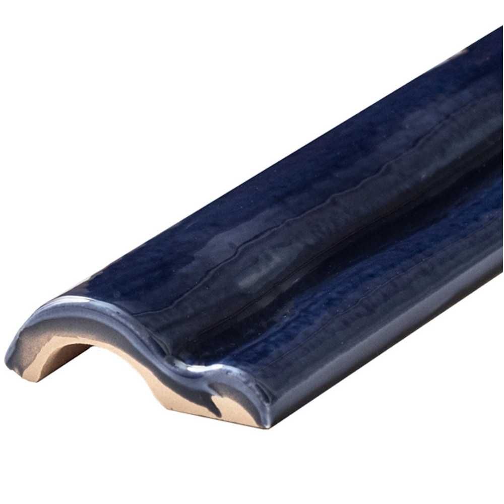 Tribeca 2"x6" Cobalt Ceramic Glossy Chair Rail