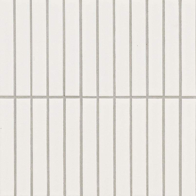 White Matte 1x6 Stack Pattern