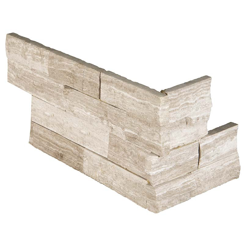 ROCKMOUNT White Oak Splitface"L"Pnl 6x18