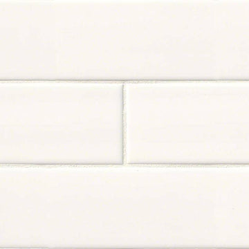 WHITE GLOSSY 4X16